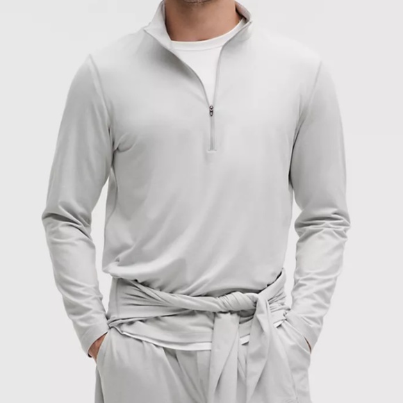 Lululemon Men's Soft Jersey Half Zip - Picture 2 of 3